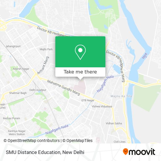 SMU Distance Education map