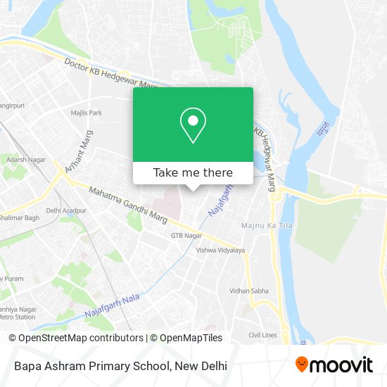 Bapa Ashram Primary School map