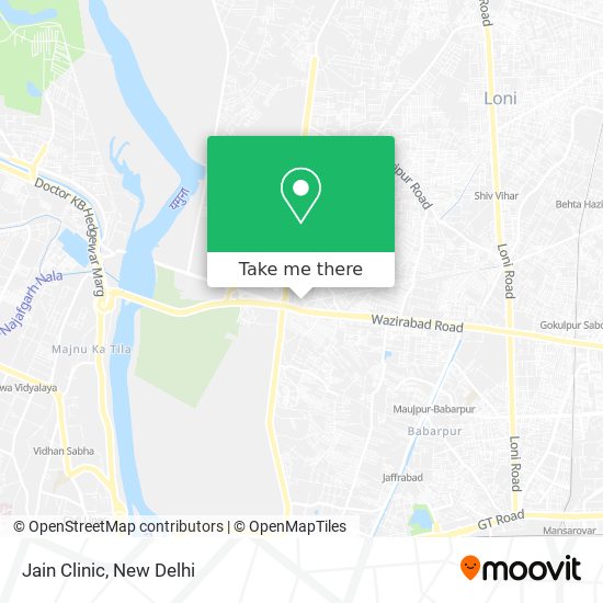 Jain Clinic map