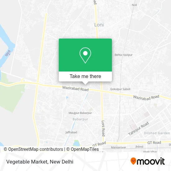 Vegetable Market map
