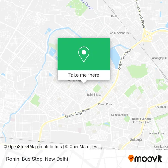 Rohini Bus Stop map