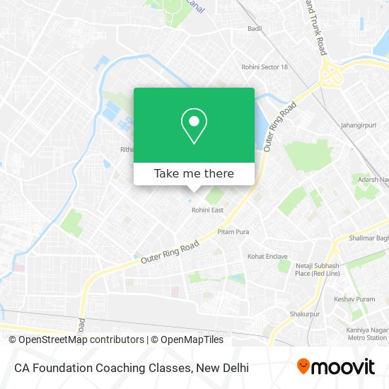 CA Foundation Coaching Classes map