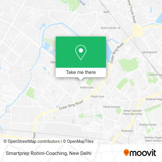Smartprep Rohini-Coaching map