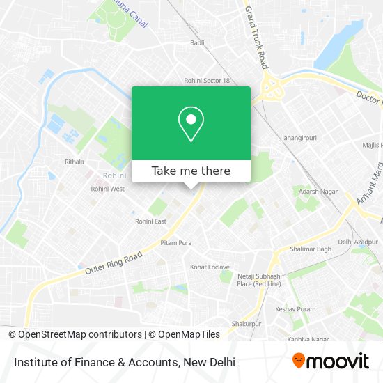 Institute of Finance & Accounts map