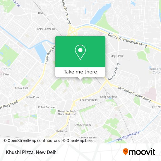 Khushi Pizza map