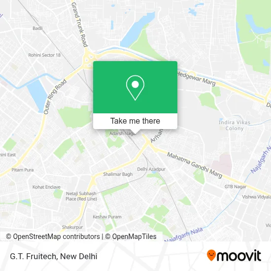 G.T.Fruitech map