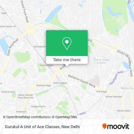 Gurukul-A Unit of Ace Classes map