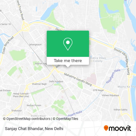 Sanjay Chat Bhandar map