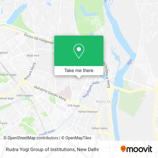 Rudra Yogi Group of Institutions map