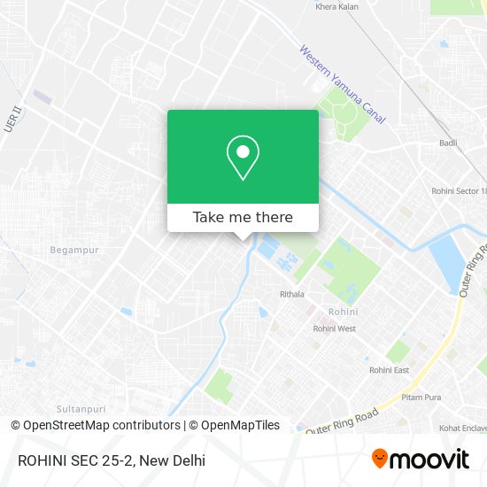 ROHINI SEC 25-2 map