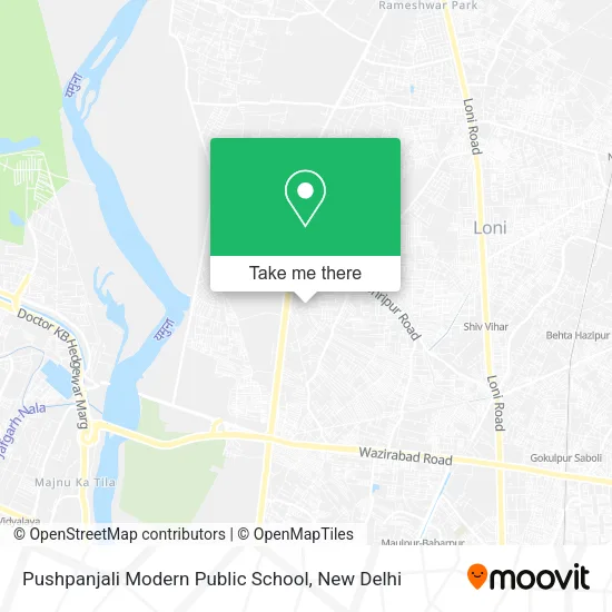 Pushpanjali Modern Public School map