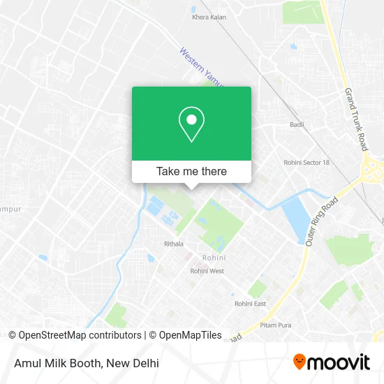Amul Milk Booth map