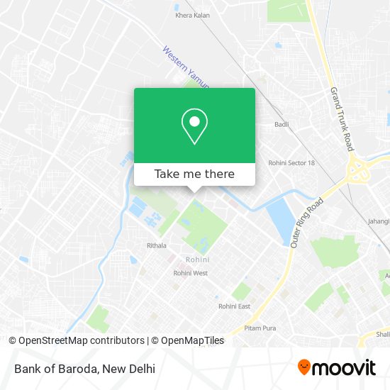 Bank of Baroda map