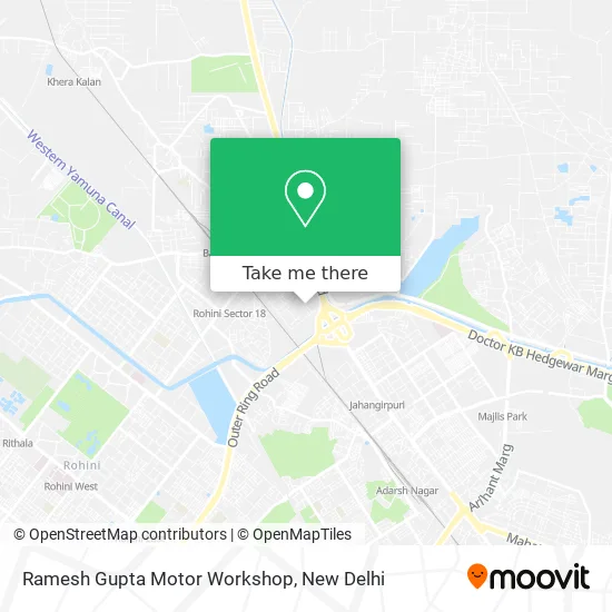 Ramesh Gupta Motor Workshop map