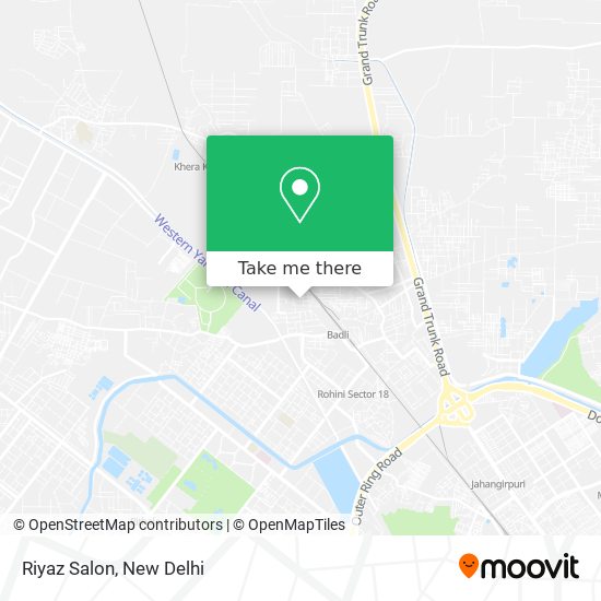 Riyaz Salon map