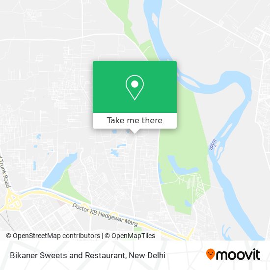 Bikaner Sweets and Restaurant map