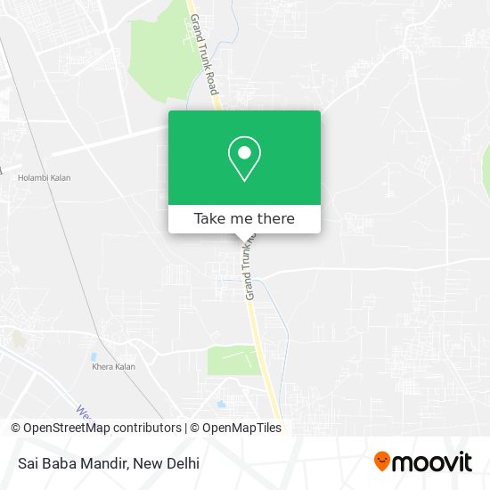 Sai Baba Mandir map