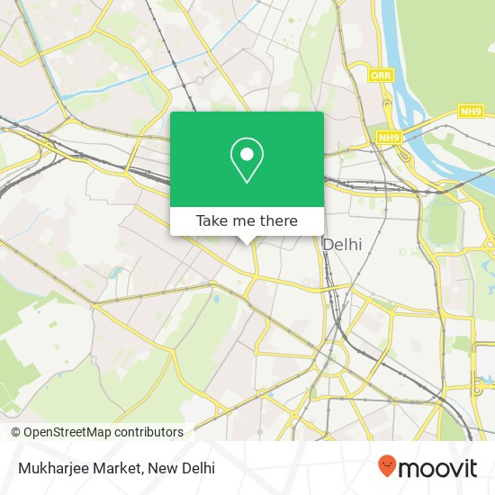Mukharjee Market map