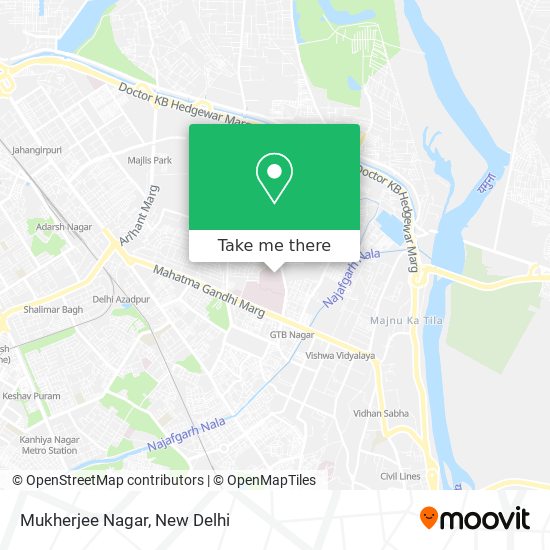 Mukherjee Nagar map