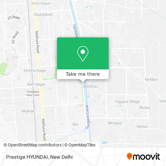 Prestige HYUNDAI map