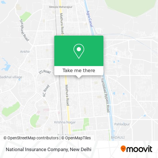 National Insurance Company map