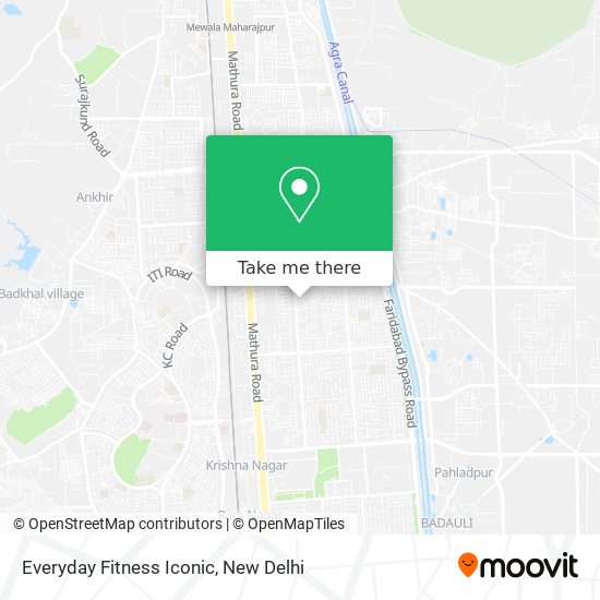 Everyday Fitness Iconic map