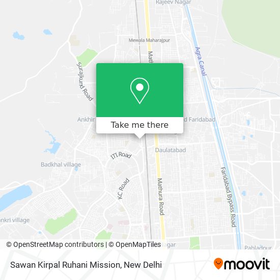 Sawan Kirpal Ruhani Mission map