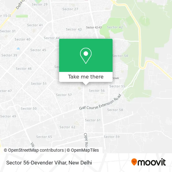 Sector 56-Devender Vihar map