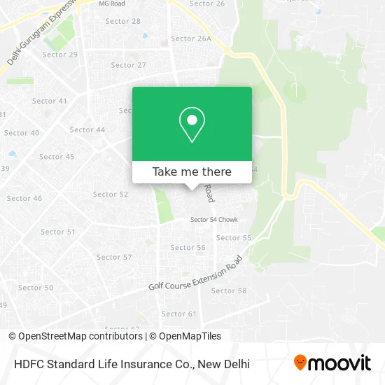 HDFC Standard Life Insurance Co. map
