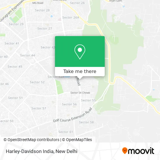 Harley-Davidson India map