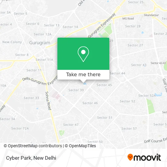 Cyber Park map