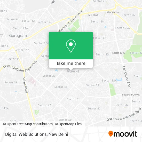 Digital Web Solutions map