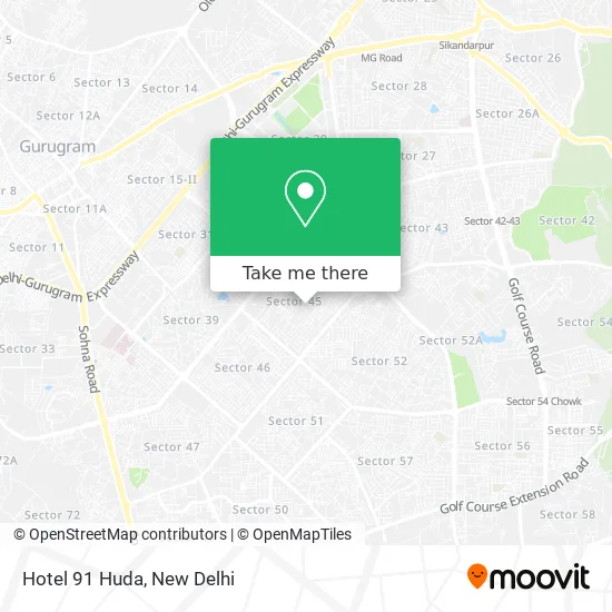 Hotel 91 Huda map