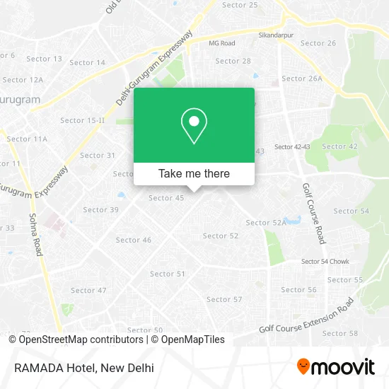 RAMADA Hotel map