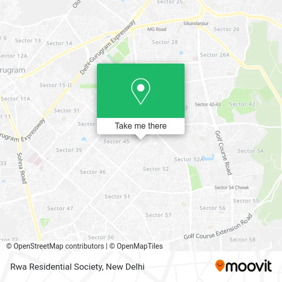 Rwa Residential Society map