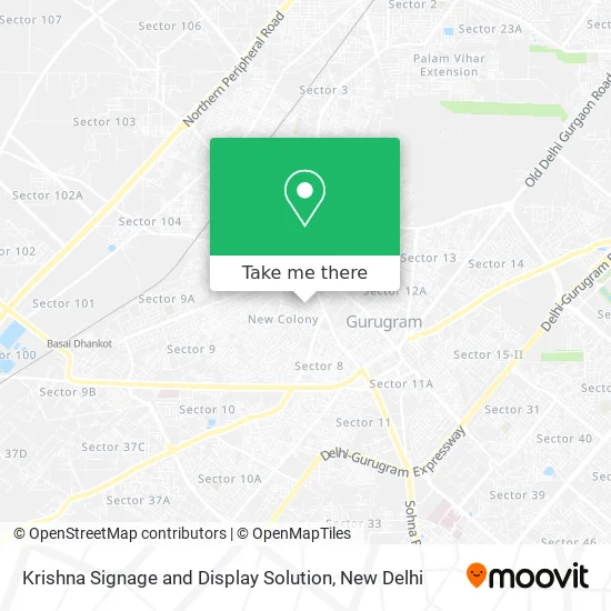 Krishna Signage and Display Solution map
