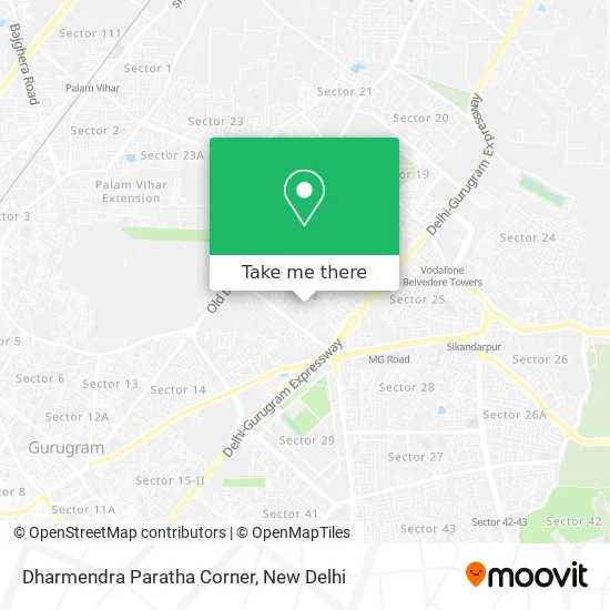 Dharmendra Paratha Corner map
