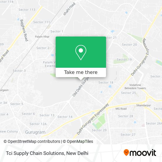 Tci Supply Chain Solutions map