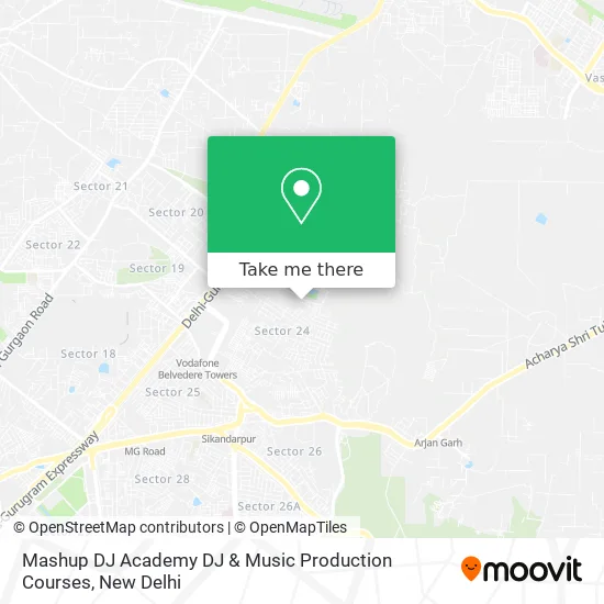 Mashup DJ Academy DJ & Music Production Courses map