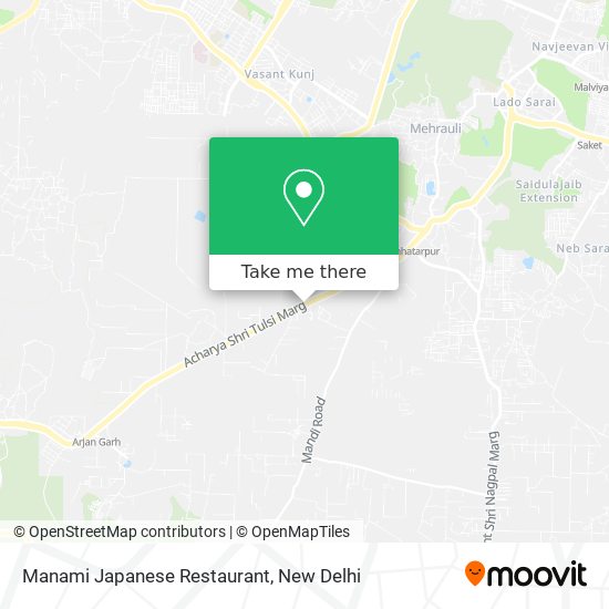 Manami Japanese Restaurant map