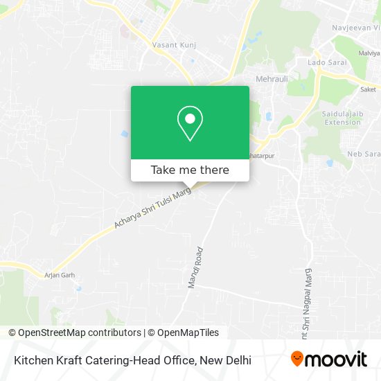 Kitchen Kraft Catering-Head Office map