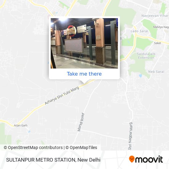 SULTANPUR METRO STATION map