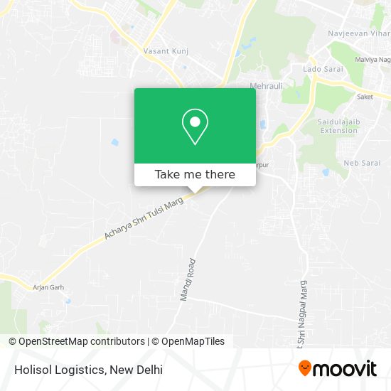 Holisol Logistics map