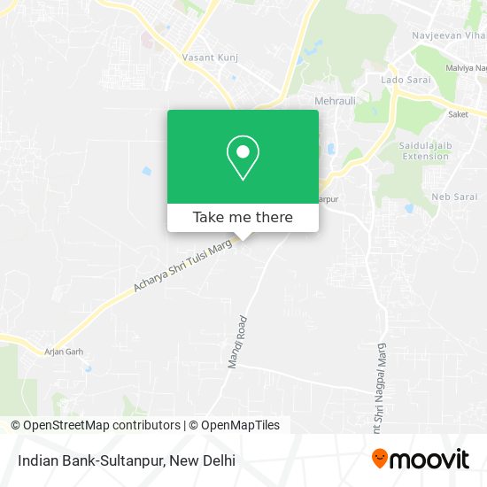 Indian Bank-Sultanpur map