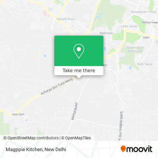 Magppie Kitchen map