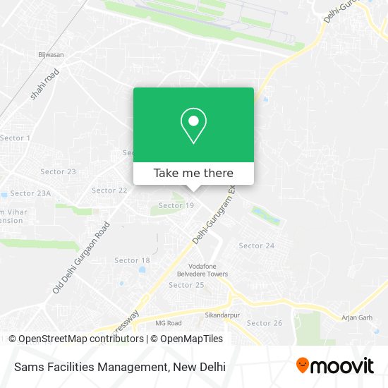 Sams Facilities Management map