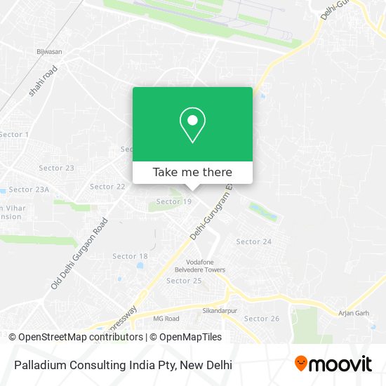 Palladium Consulting India Pty map