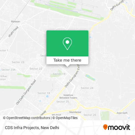 CDS Infra Projects map
