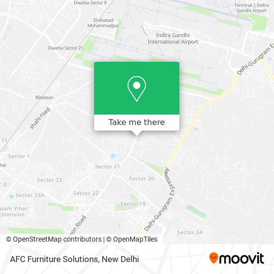 AFC Furniture Solutions map