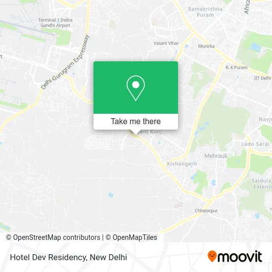 Hotel Dev Residency map